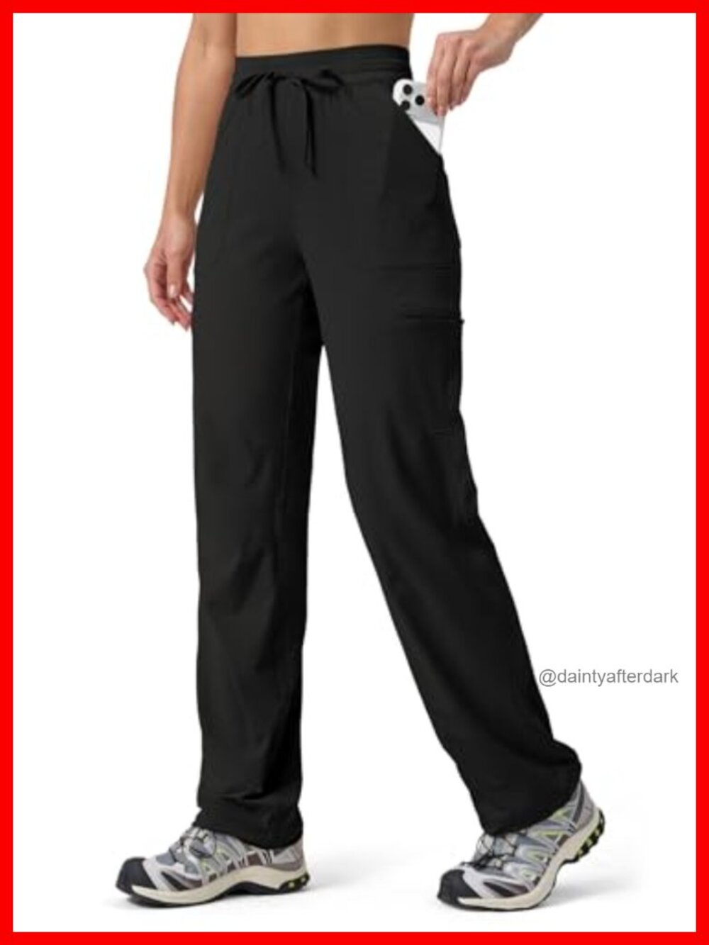 Quick Dry Lightweight Hiking Cargo Pants UPF 50+ Water-Resistant